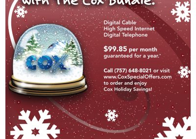 COX - Holiday Newspaper Ad